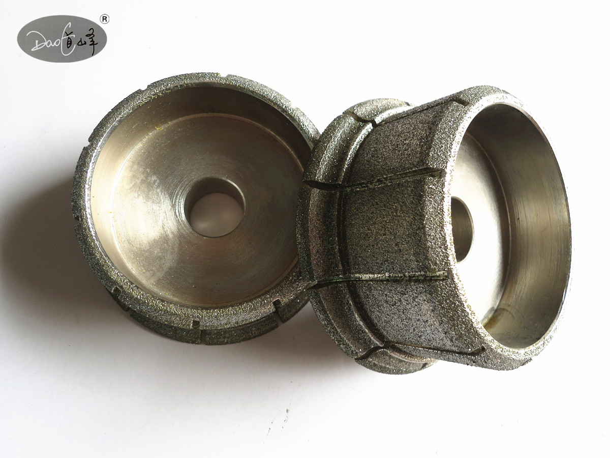 Electroplate profiling wheel